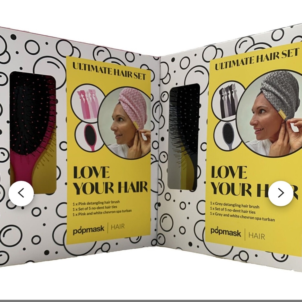 POP MASK Love Your Hair Ultimate 3 Piece Hair Set of two